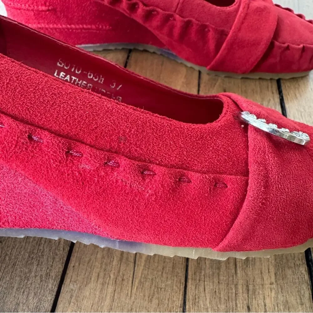 loafers red mooz